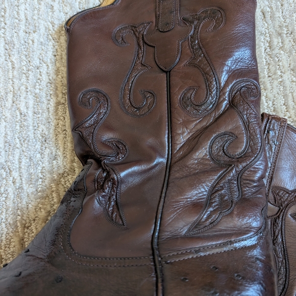 Rios of Mercedes Dark Brown Cowboy Boots - Picture 6 of 11
